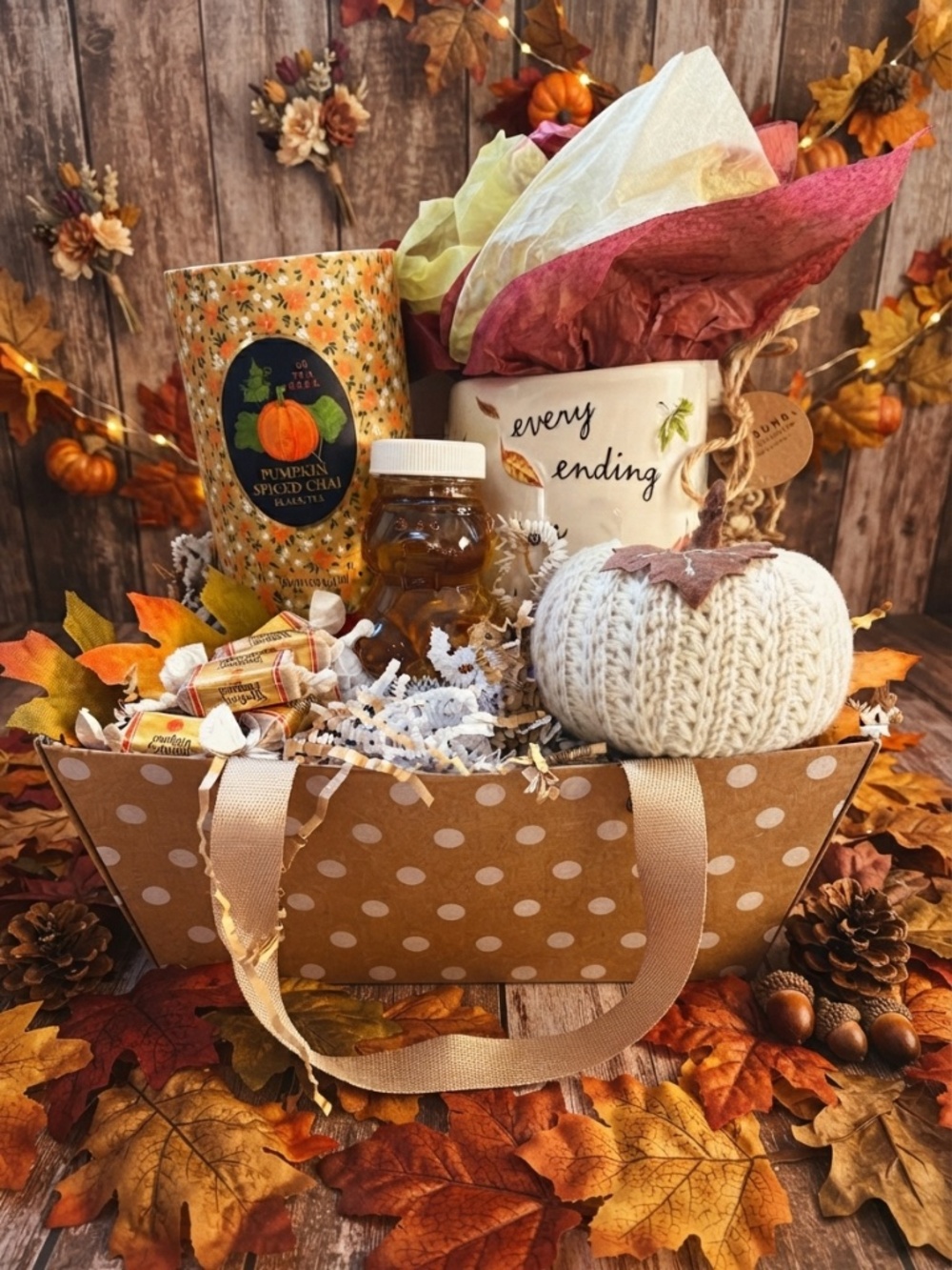 RAE DUNN- Fallπ Tea lovers Gift NWT